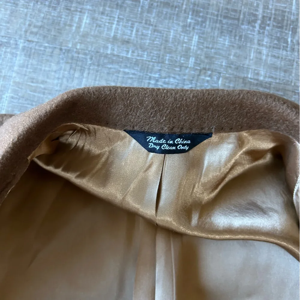 HASPEL 100% Cashmere Blazer Sport Coat Jacket Men’s Brown Two Button Lined 42L